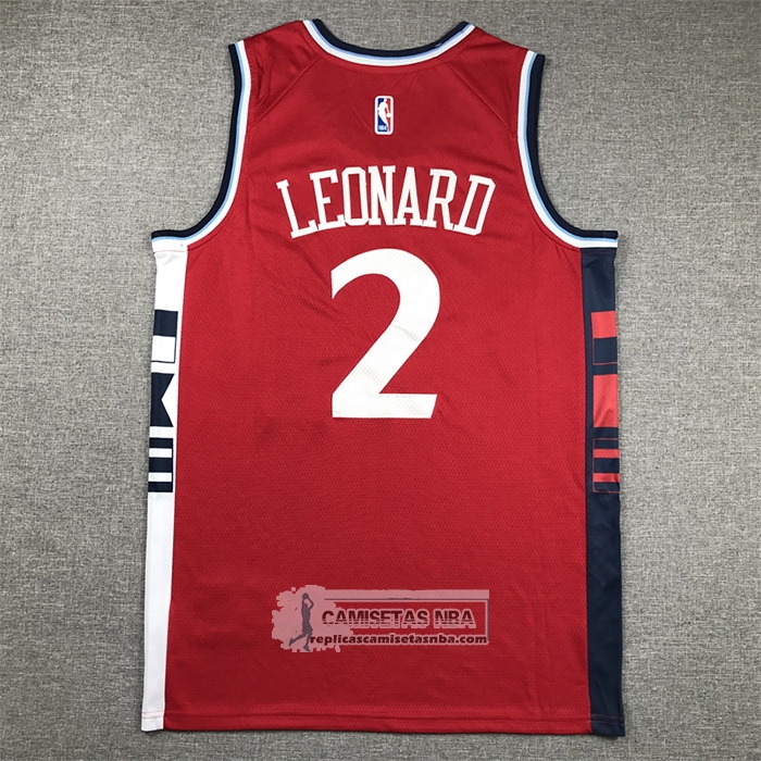 Camiseta Los Angeles Clippers Kawhi Leonard NO 2 Statement 2024-25 Rojo